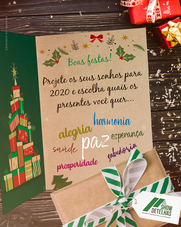 Boas festas!