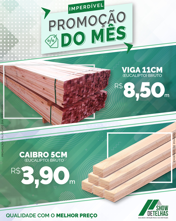 Promoção imperdível de julho!