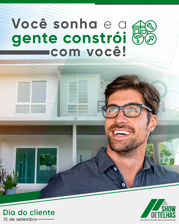 Feliz dia do cliente!