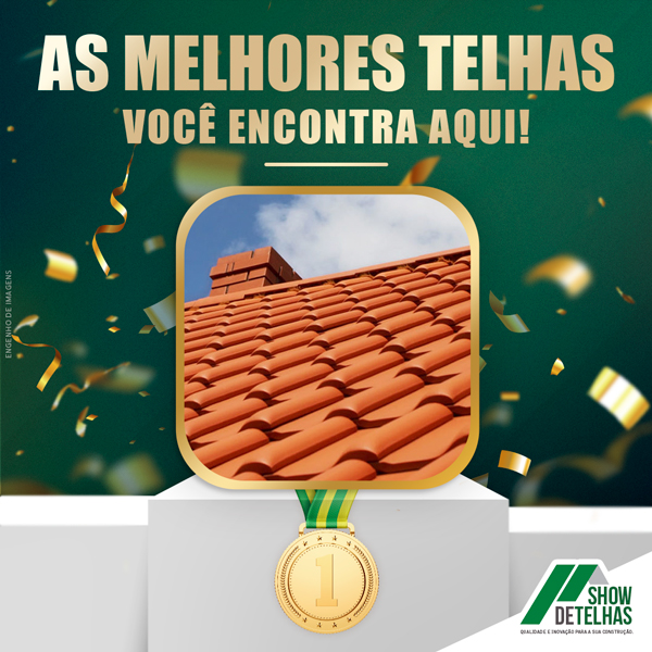 As melhores telhas para o seu telhado você encontra aqui!