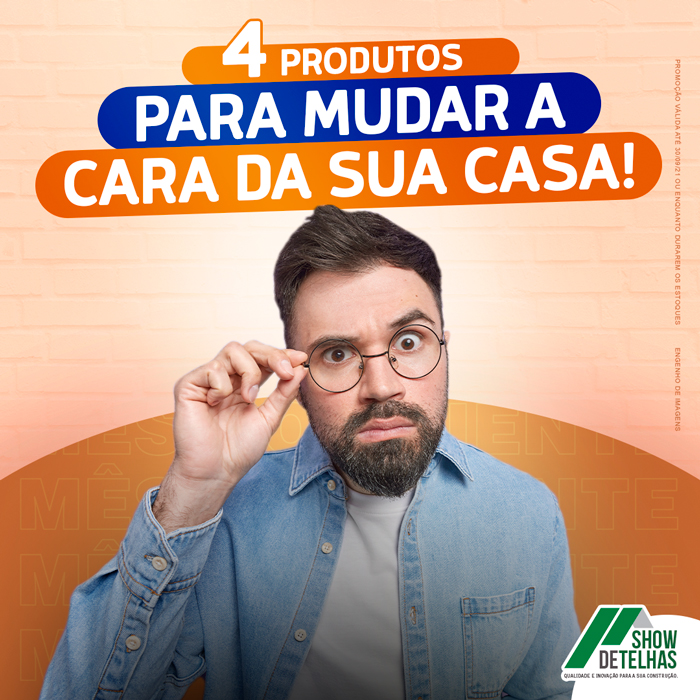 4 produtos para mudar a cara da sua casa!