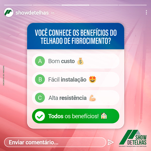 Benefícios do telhado de fibrocimento