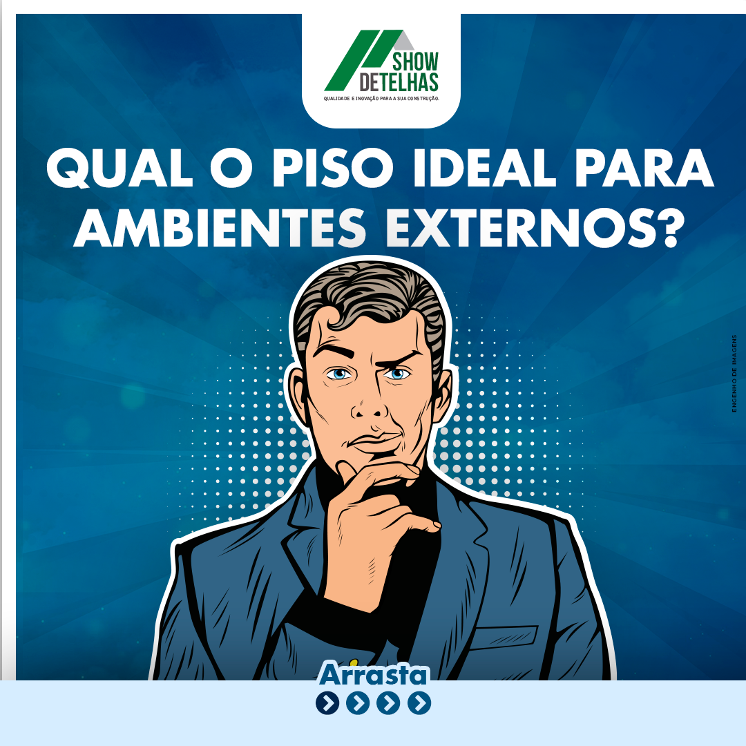 Qual o piso ideal para ambientes externos?