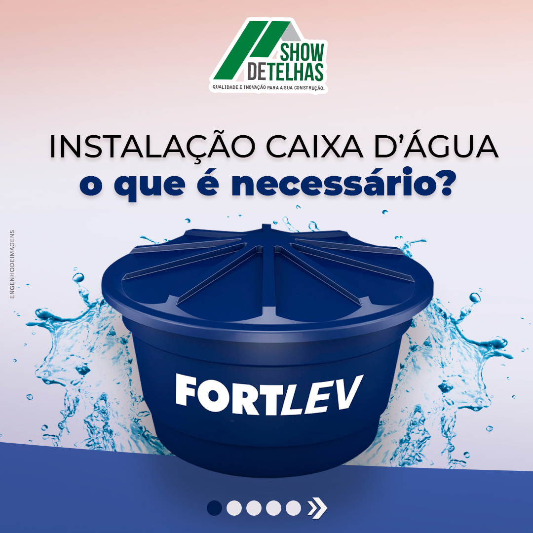 Você sabe quais são as peças necessárias para a INSTALAÇÃO da sua CAIXA D'ÁGUA? 