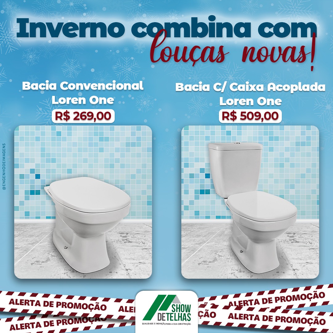 Inverno combina com LOUÇAS NOVAS!