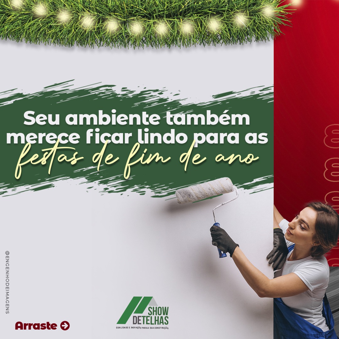 Que tal preparar o seu AMBIENTE para as festas de FIM DE ANO?