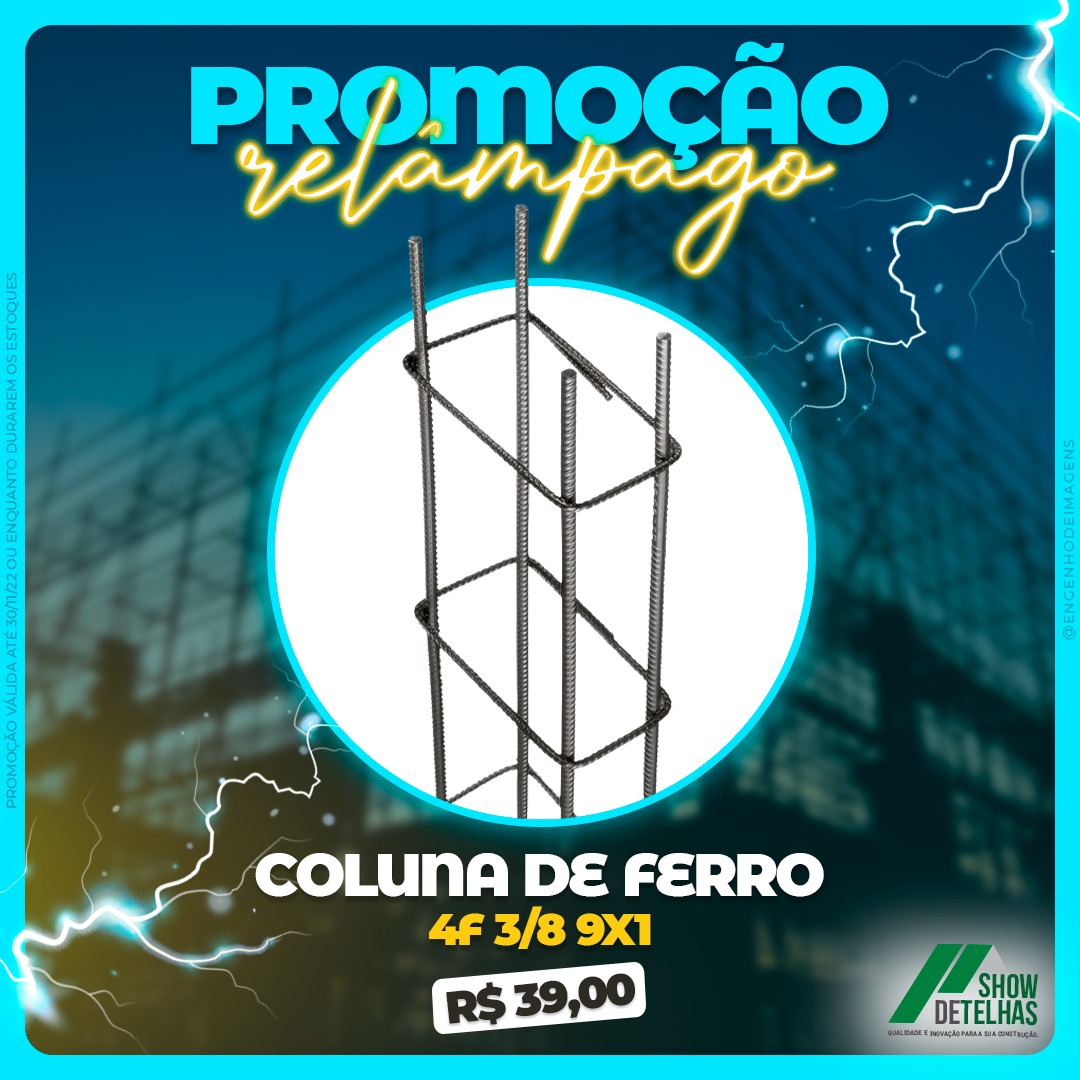 Tem promoção relâmpago na Show de Telhas! 