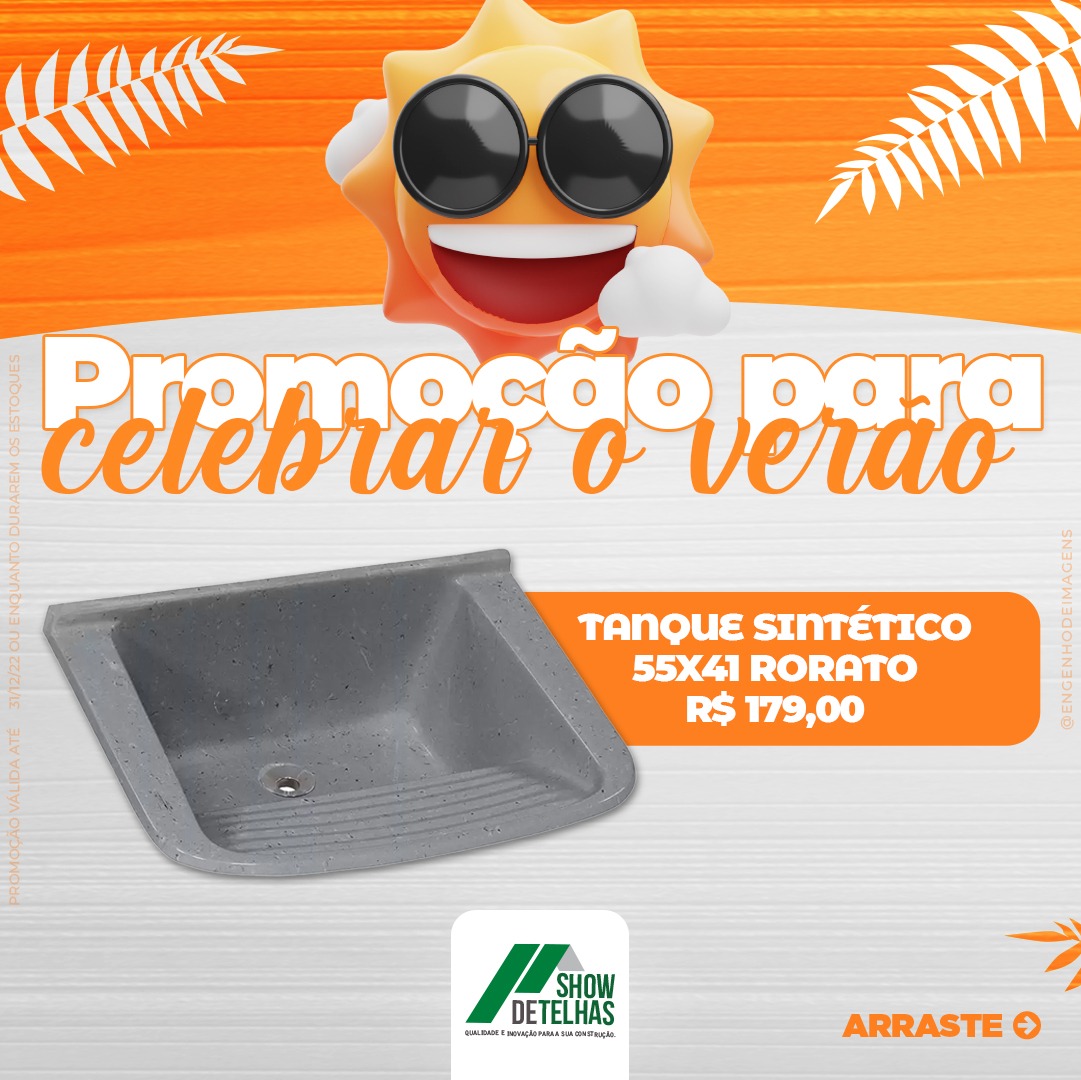 Celebre o VERÃO com as PROMOÇÕES da SHOW DE TELHAS! 