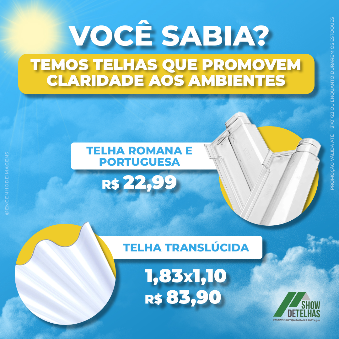 Deixe o ambiente com mais claridade natural!