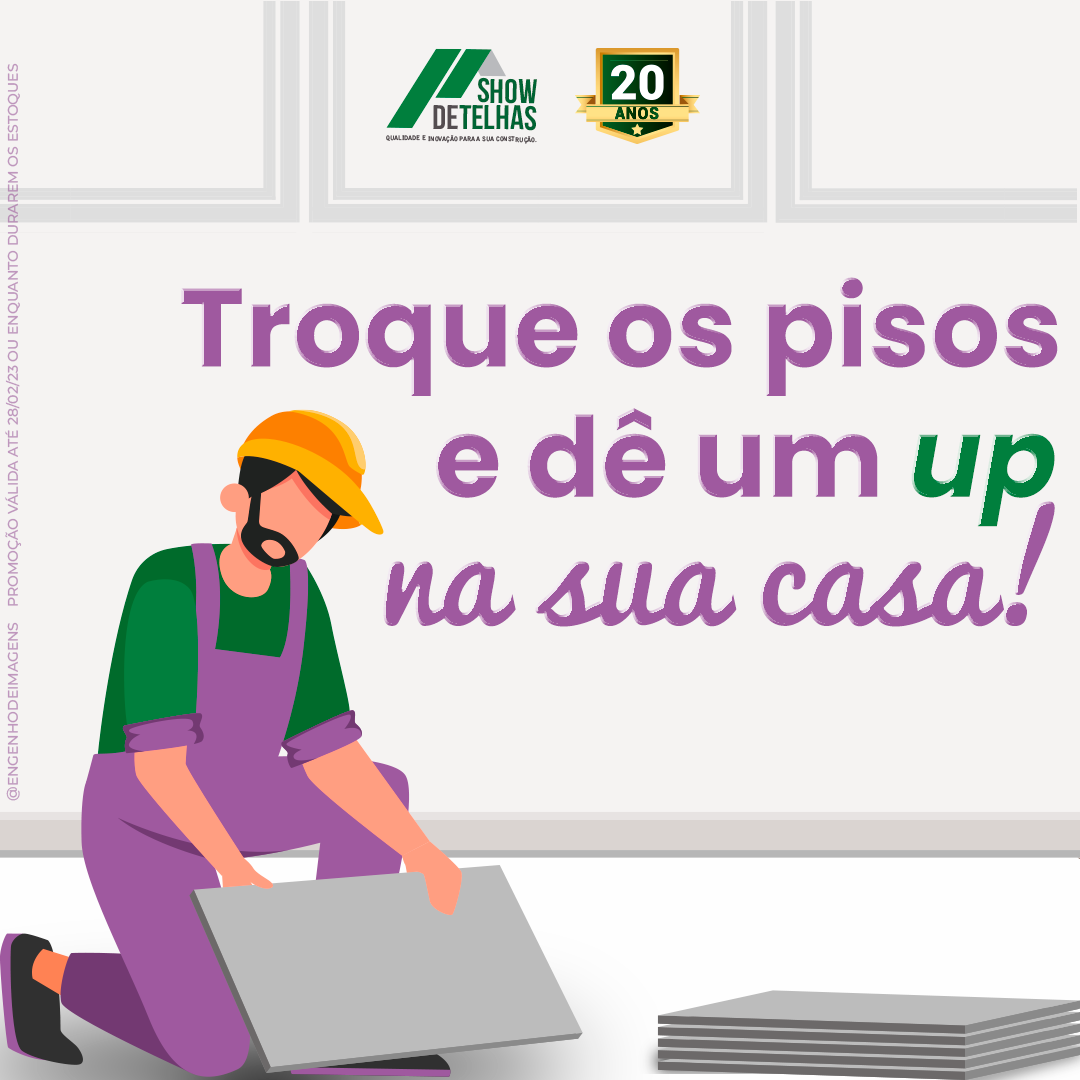 Precisando de revestimentos ou pisos novos para dar um UP na sua casa? 