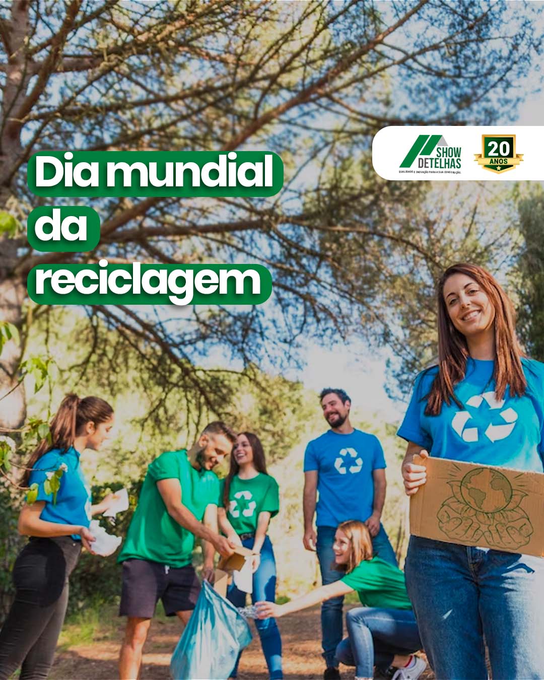 Vamos juntos em prol da sustentabilidade! 