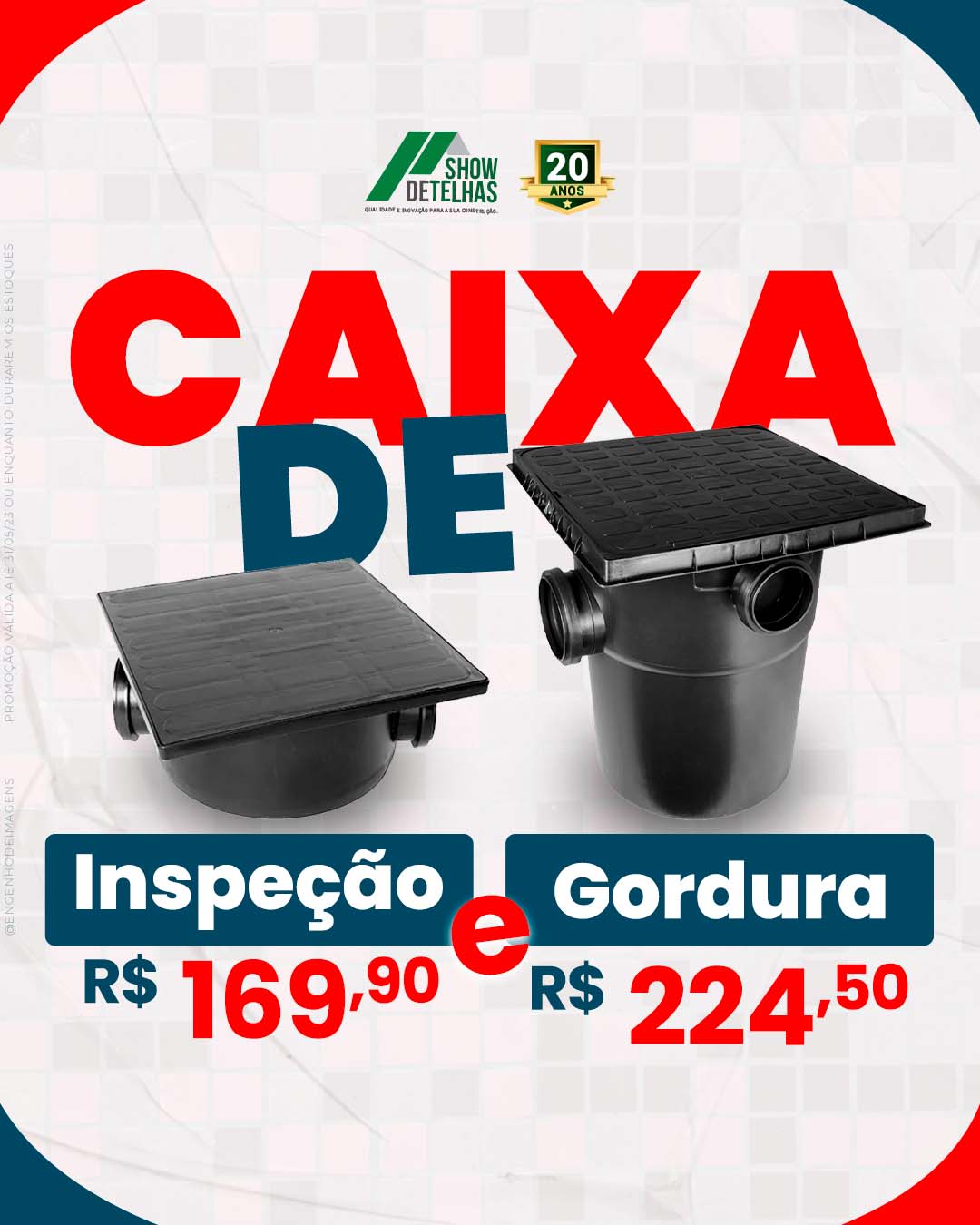 Procurando caixa de inspeção e de gordura com ótimo preço?