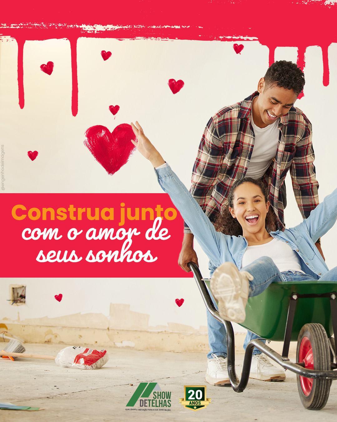 Construa junto com o amor dos seus sonhos! 