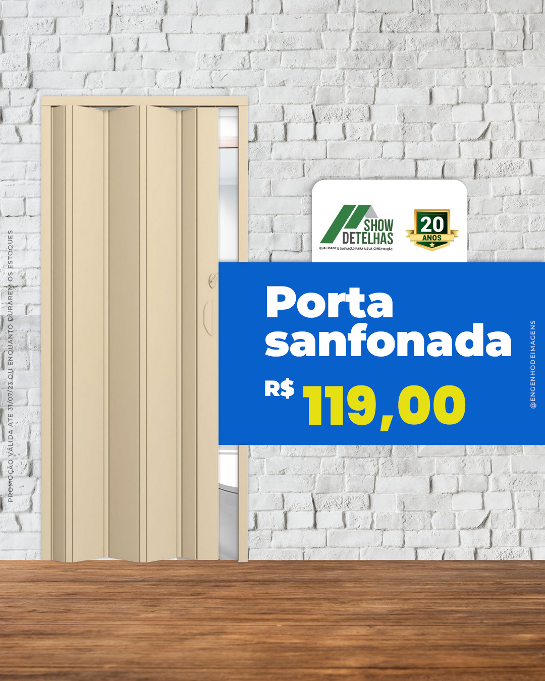 Renove Sua Casa com Estilo: Oferta Especial em Porta Sanfonada!