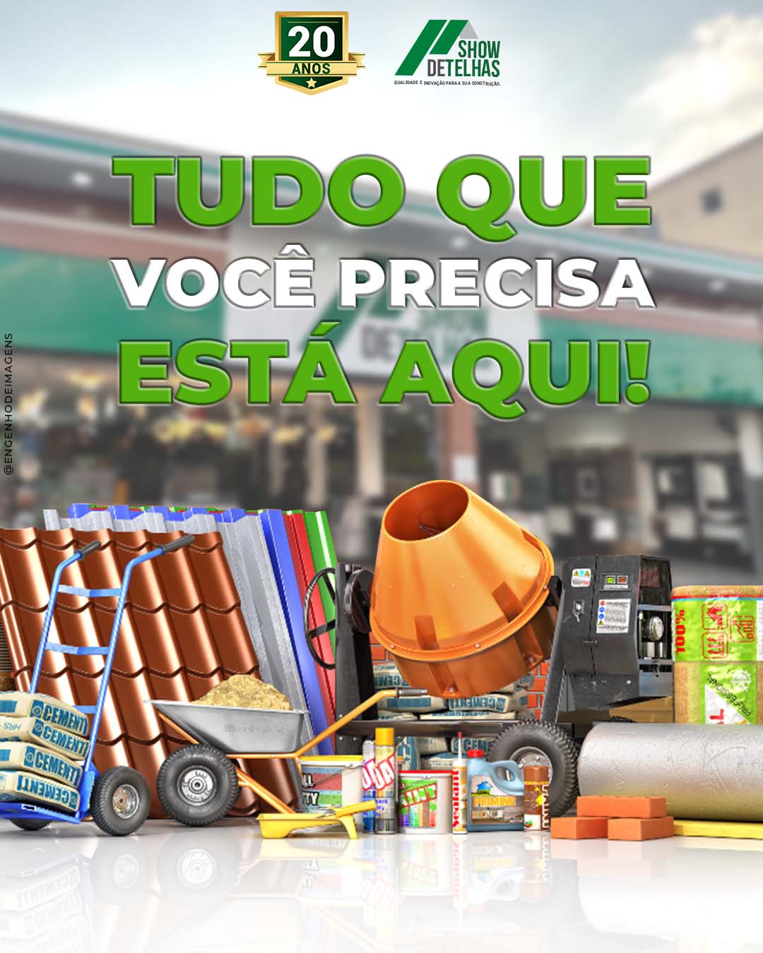 Show de Telhas: sua primeira opção em materiais de construção!