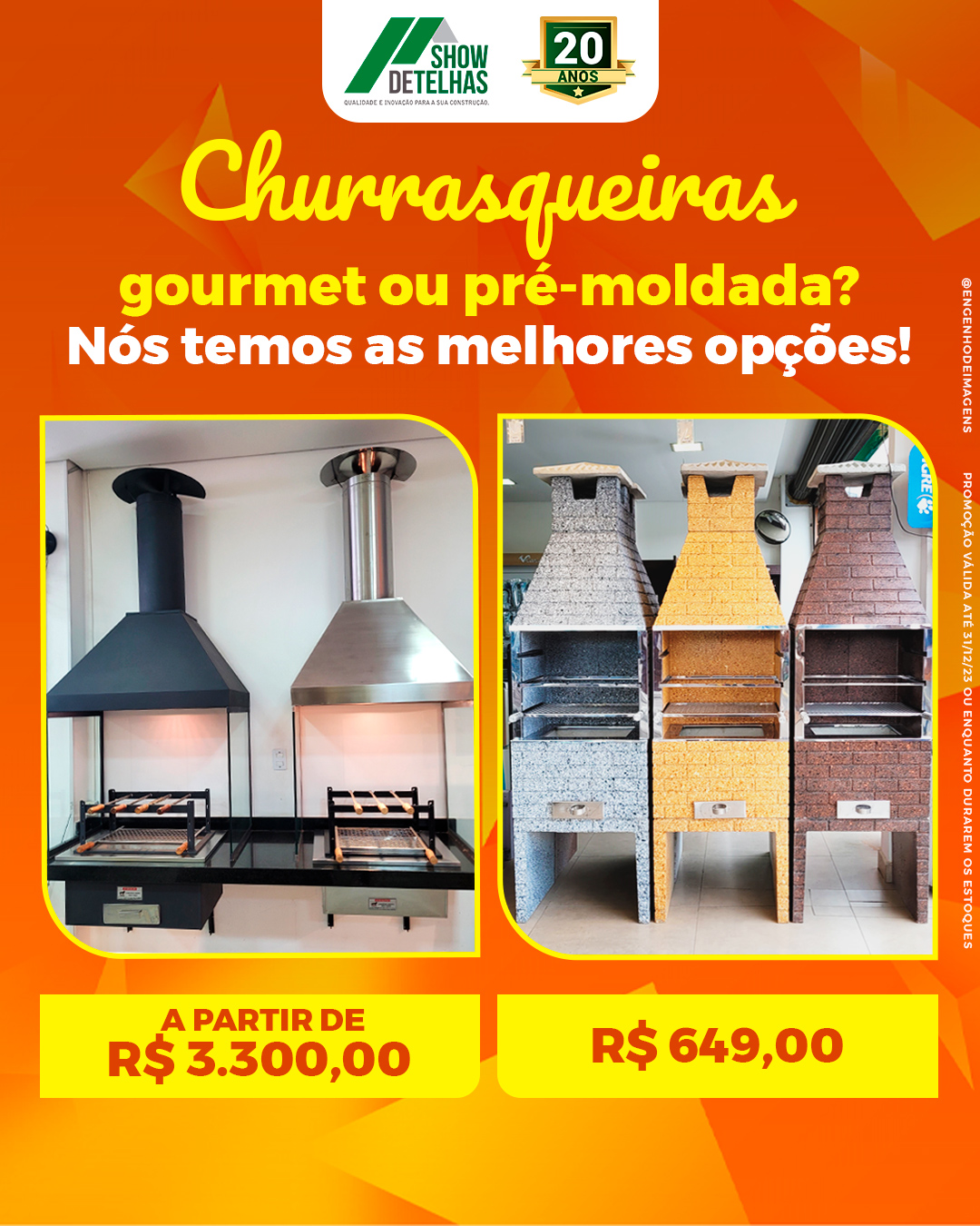 Promoções para transformar seu espaço em um paraíso do churrasco! 