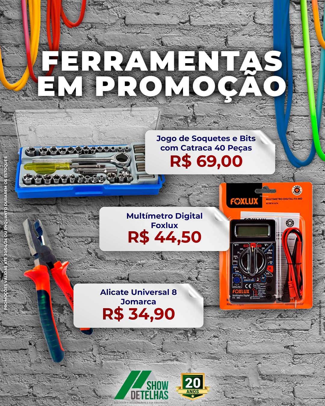 Renove suas ferramentas