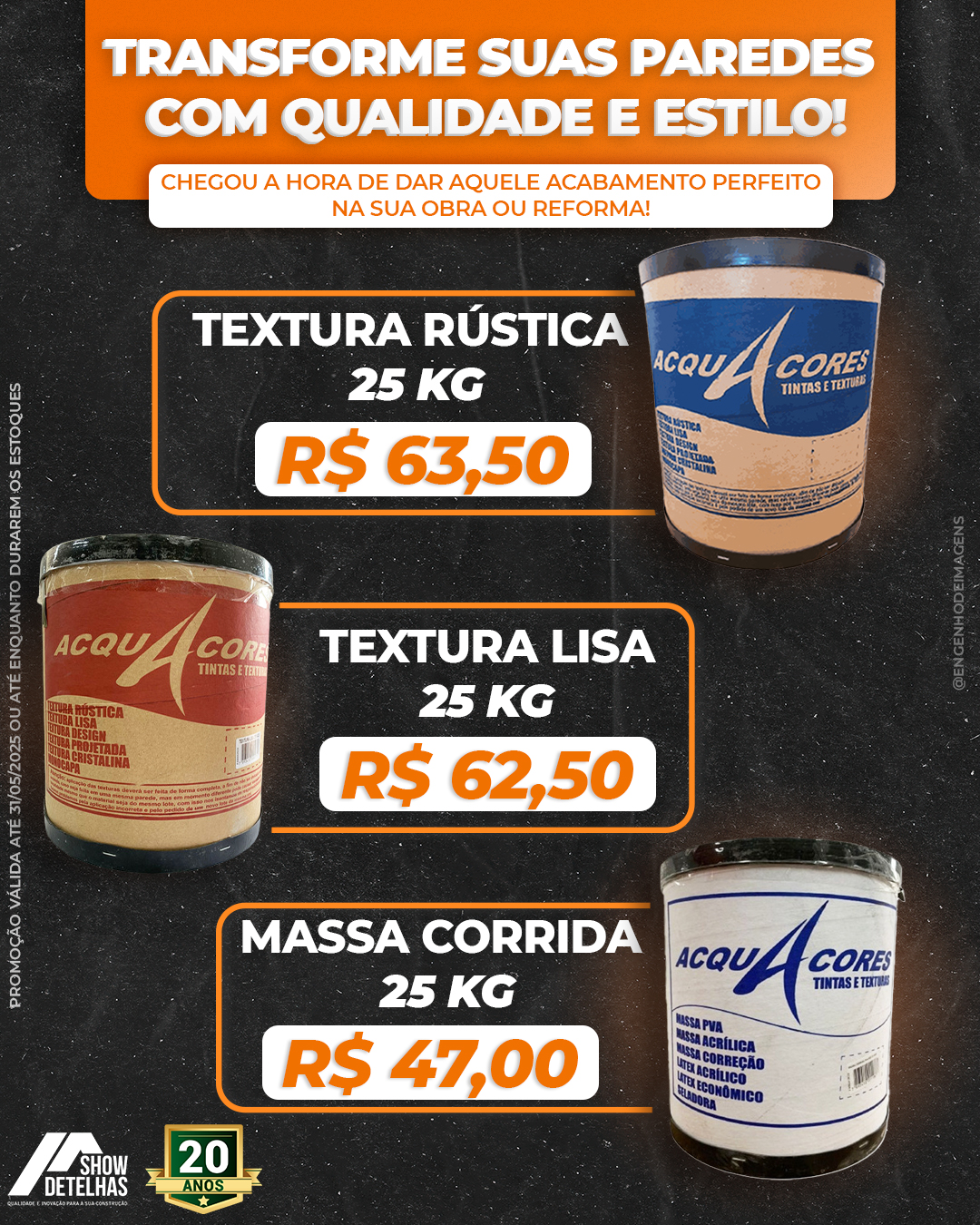 Dê um toque especial nas suas paredes com os produtos certos! Dê um toque especial nas suas paredes com os produtos certos!