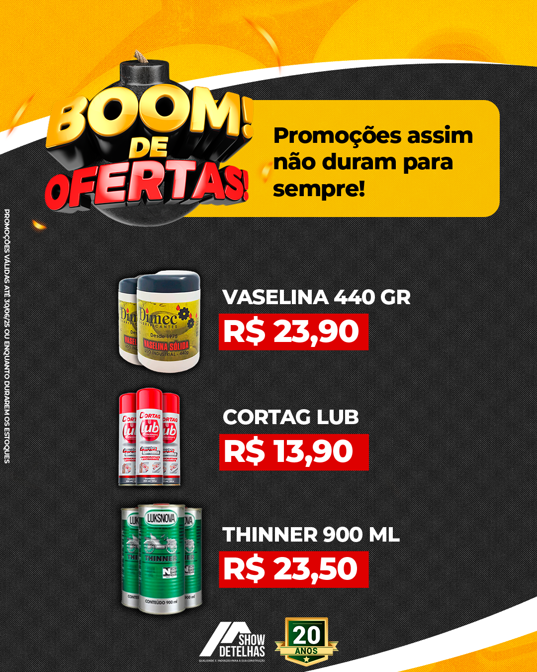 BOOM DE OFERTAS CHEGOU COM TUDO!