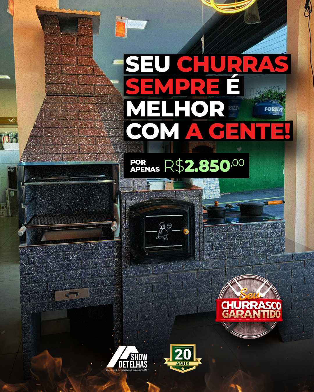  Já imaginou o cheirinho de um churrasco perfeito no fim de semana?