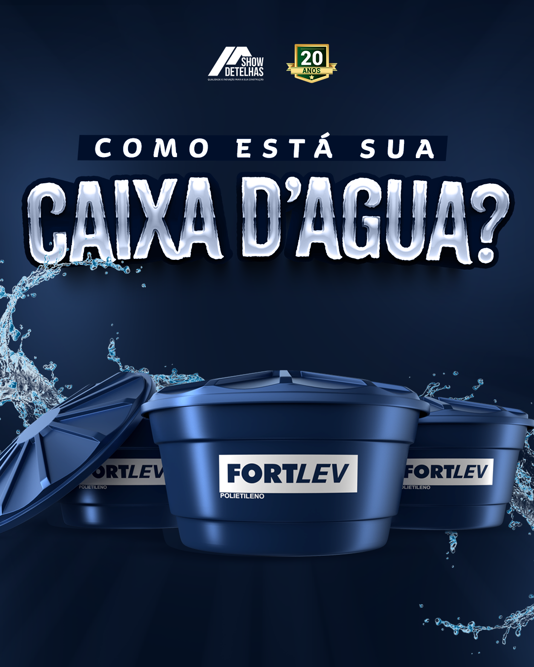 Sem água em casa? Isso pode ser evitado!