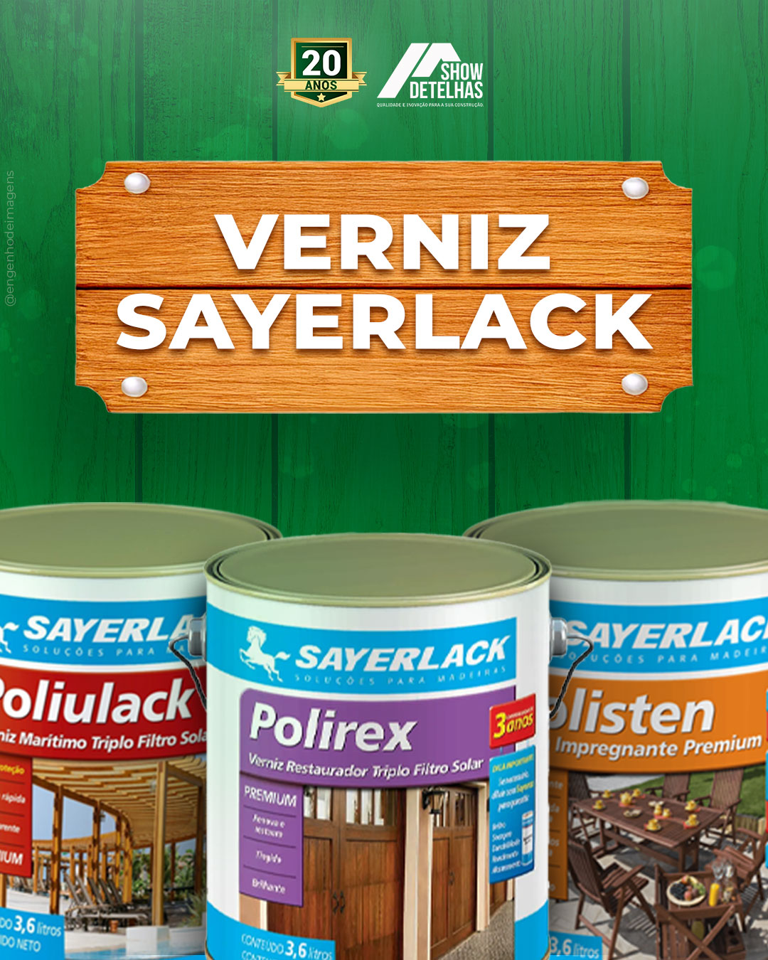 Proteja e valorize sua madeira com a qualidade Sayerlack!