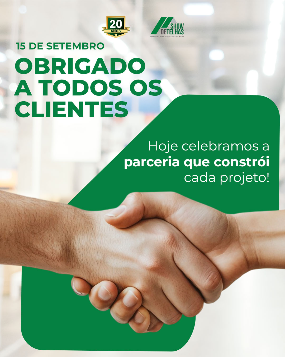 Nossa maior conquista é ter você como cliente!