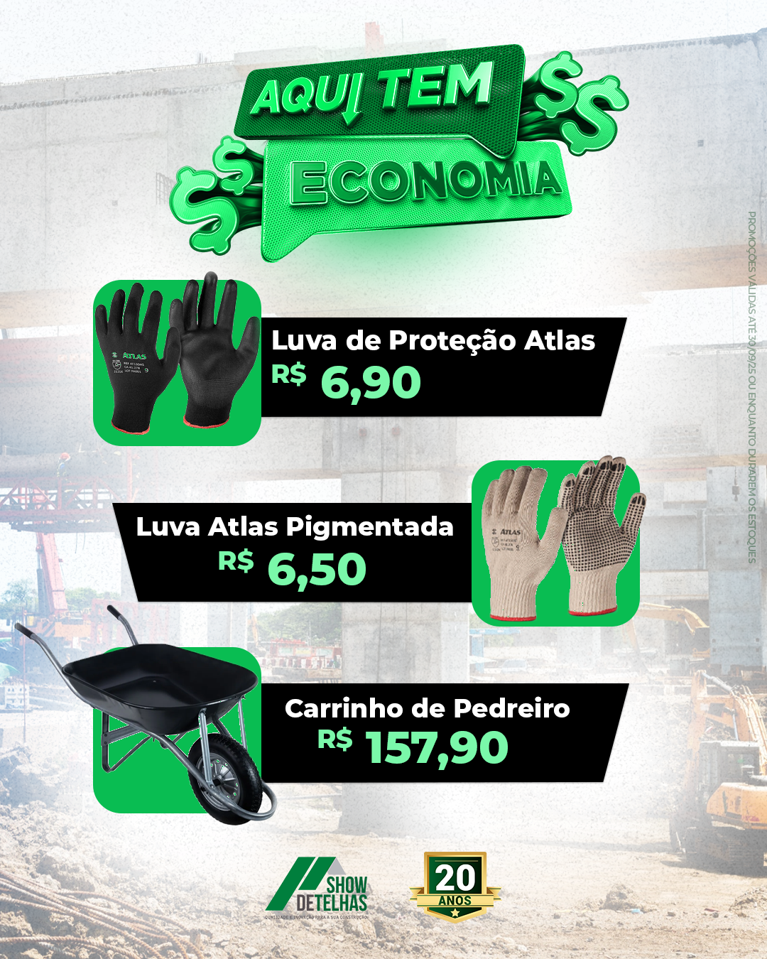 Aqui tem economia de verdade! 