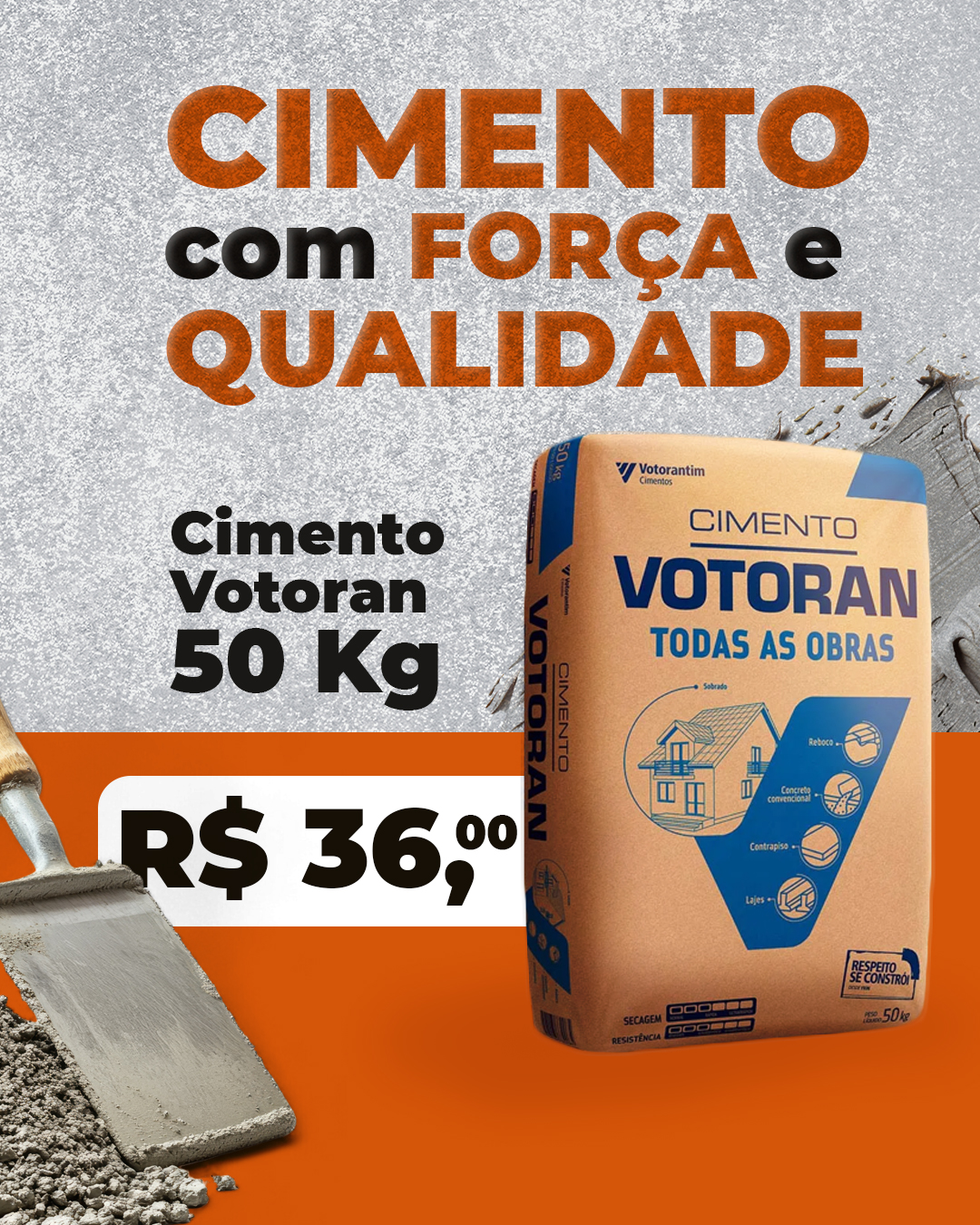  Sua obra merece o melhor desde a base!