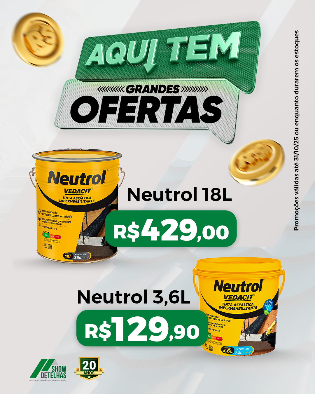 AQUI TEM GRANDES OFERTAS!