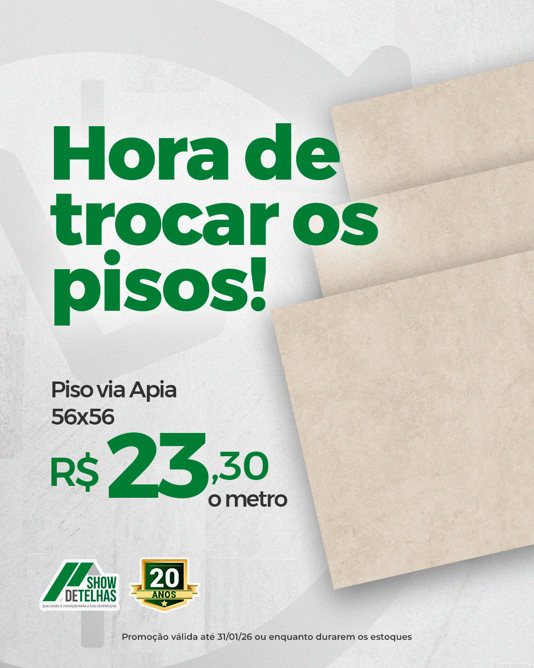 Hora de renovar e dar um novo visual para seus ambientes.