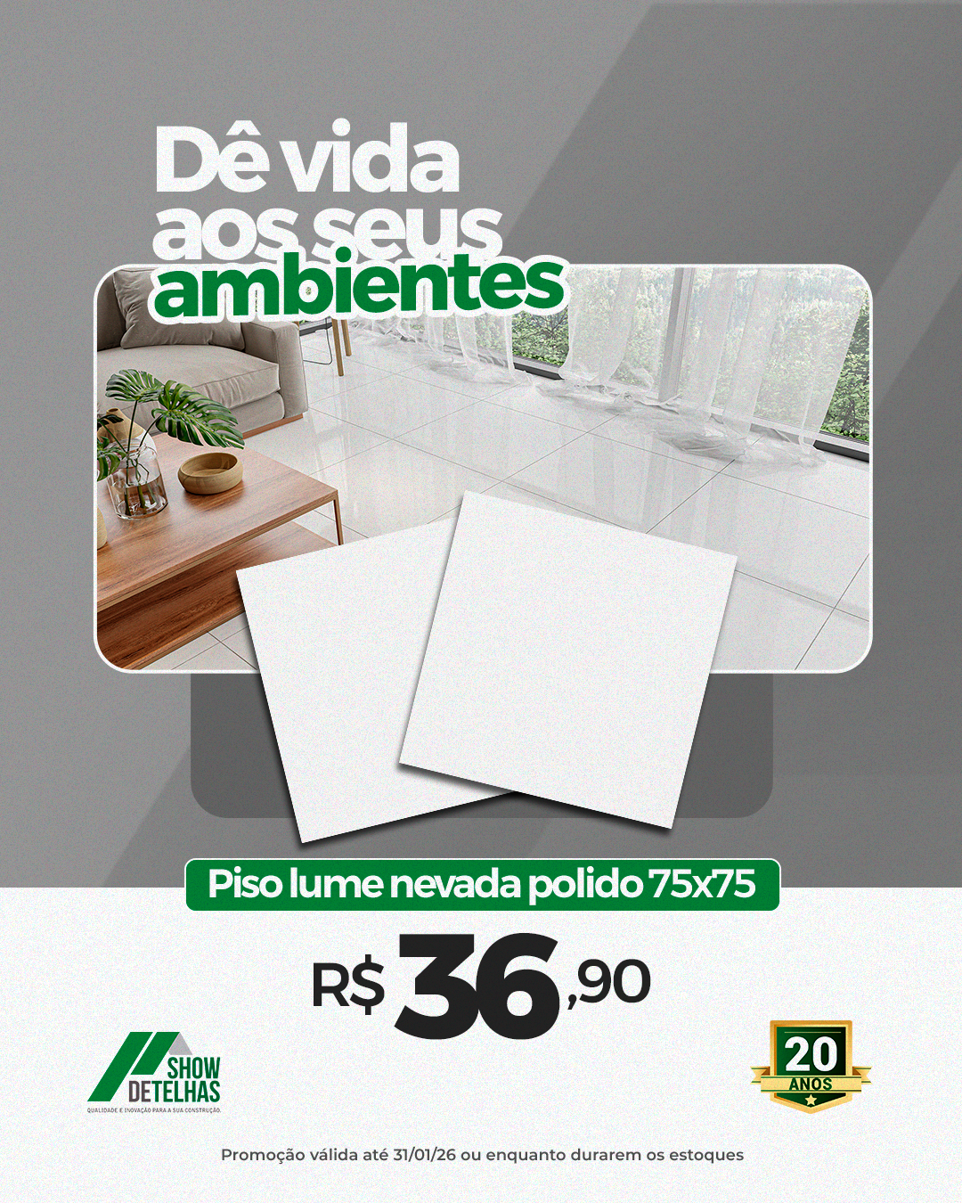 Última chamada para quem quer sofisticação sem estourar o orçamento. 