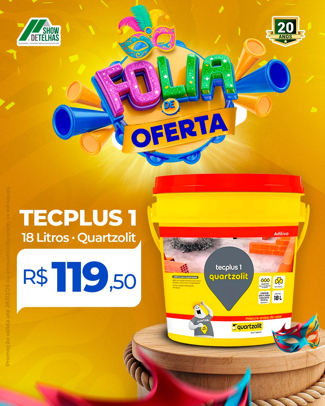 Sua obra merece brilhar neste Carnaval com Tecplus 1!