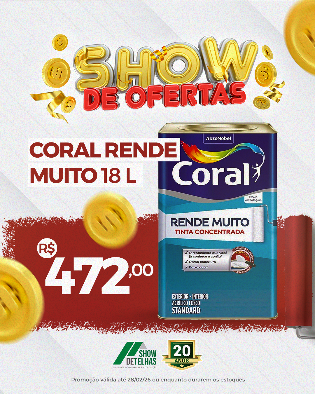 SUA OBRA NÃO PODE PARAR!