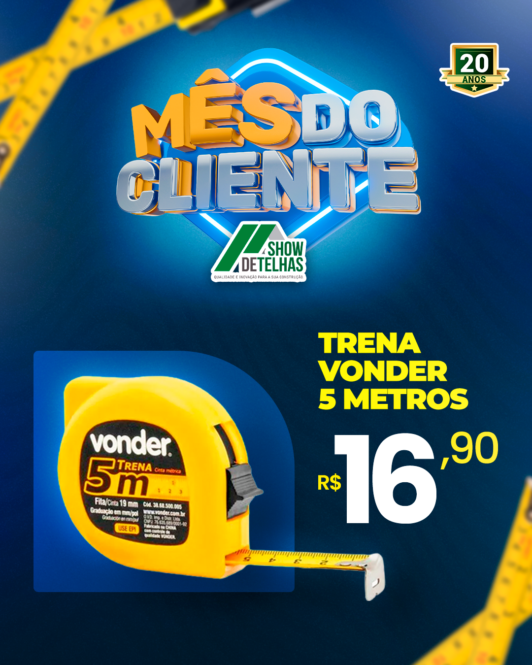 Precisão em cada detalhe da sua obra! 