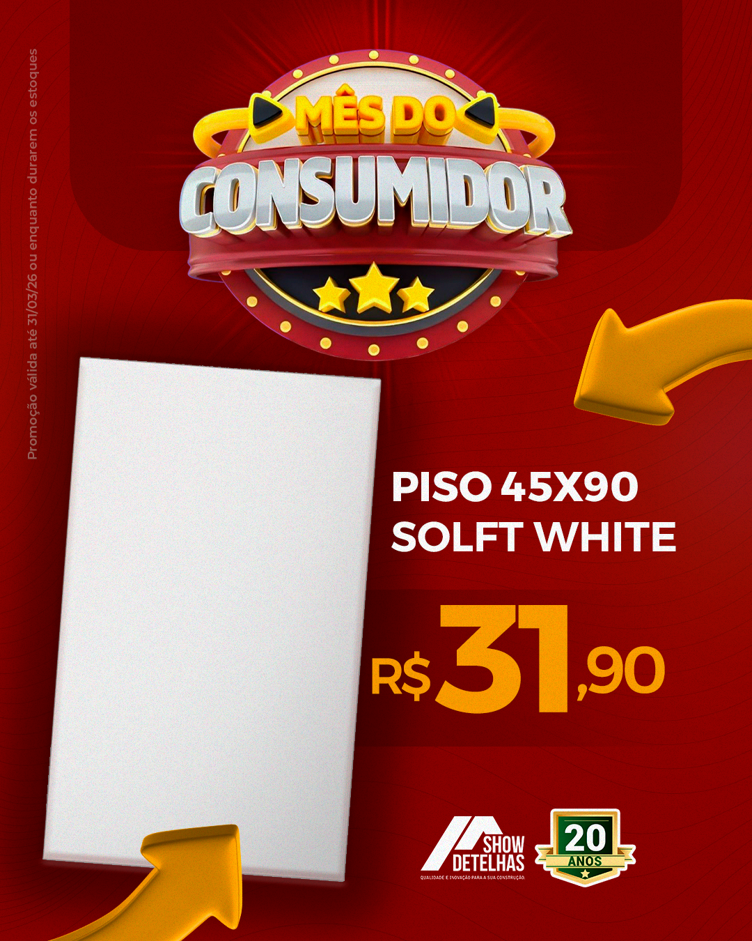 Sofisticação em oferta no "Mês do consumidor"!