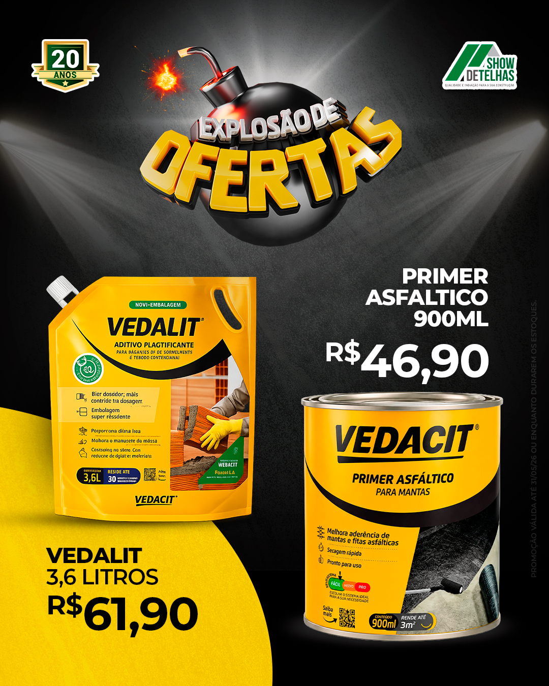 Sua obra merece a máxima segurança e o melhor desempenho em cada etapa!