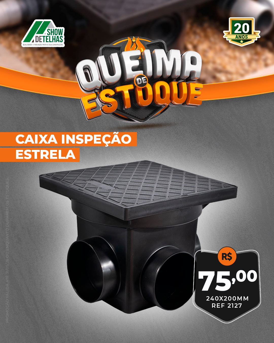 Item essencial para a sua instalação hidráulica com condição especial. 