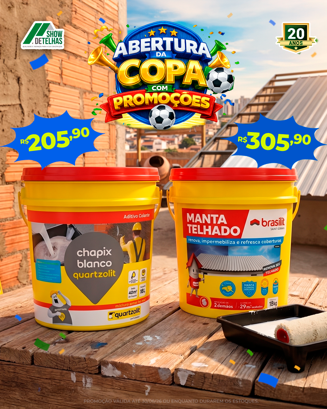 Proteja a sua residência contra infiltrações aproveitando as ofertas exclusivas.