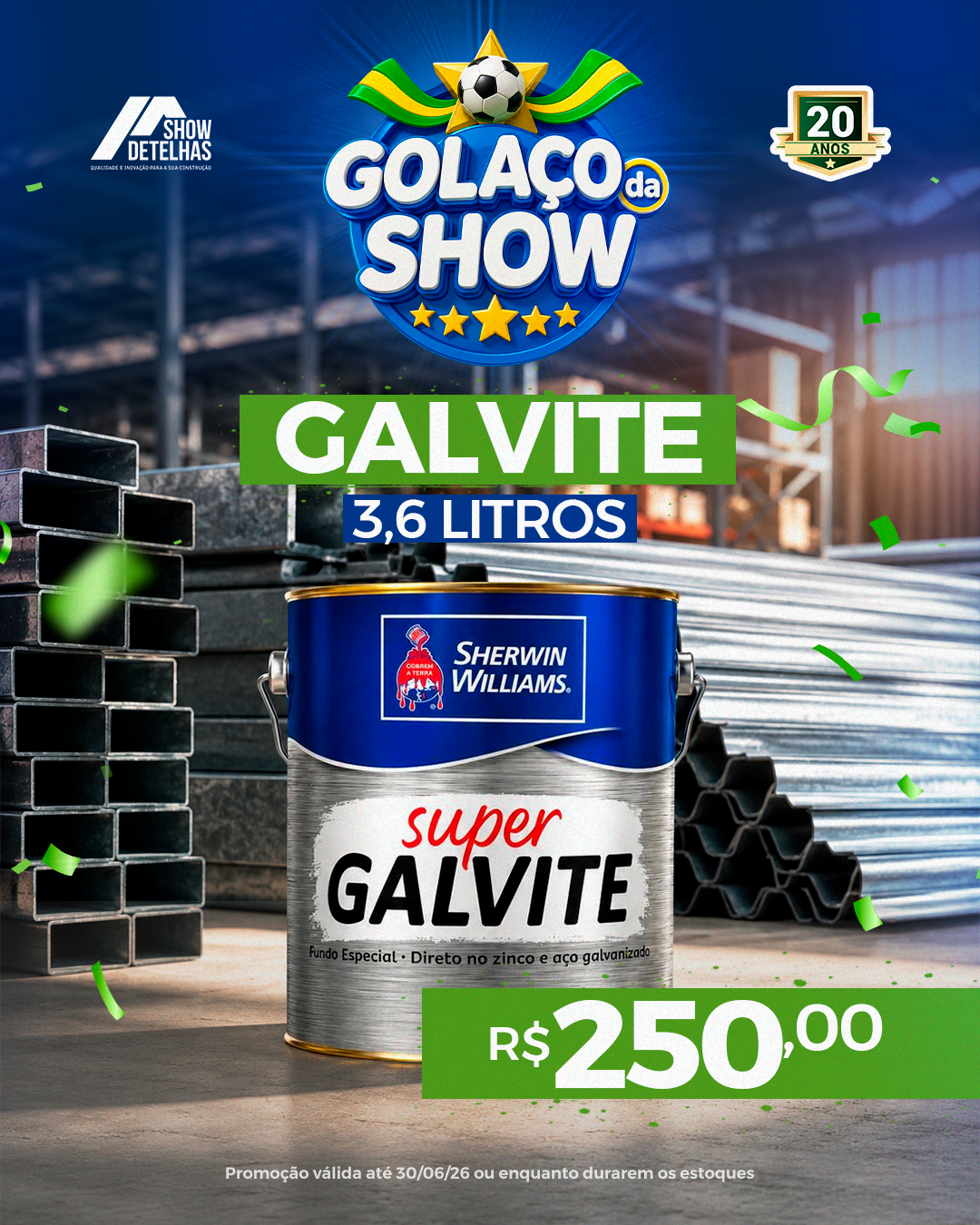 Proteção para estruturas metálicas com preço de golaço!