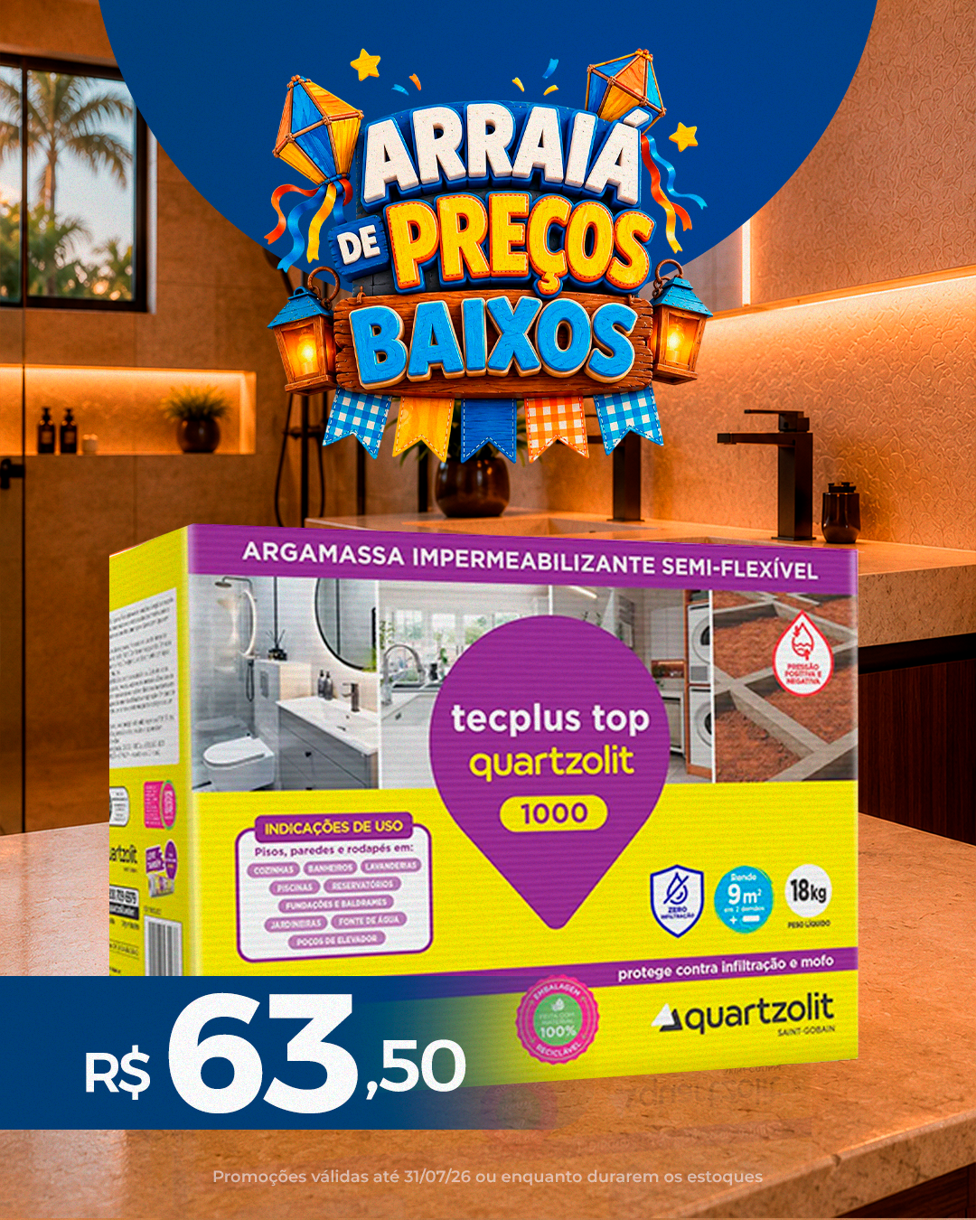 A Show de Telhas ainda está em festa julina!!!
