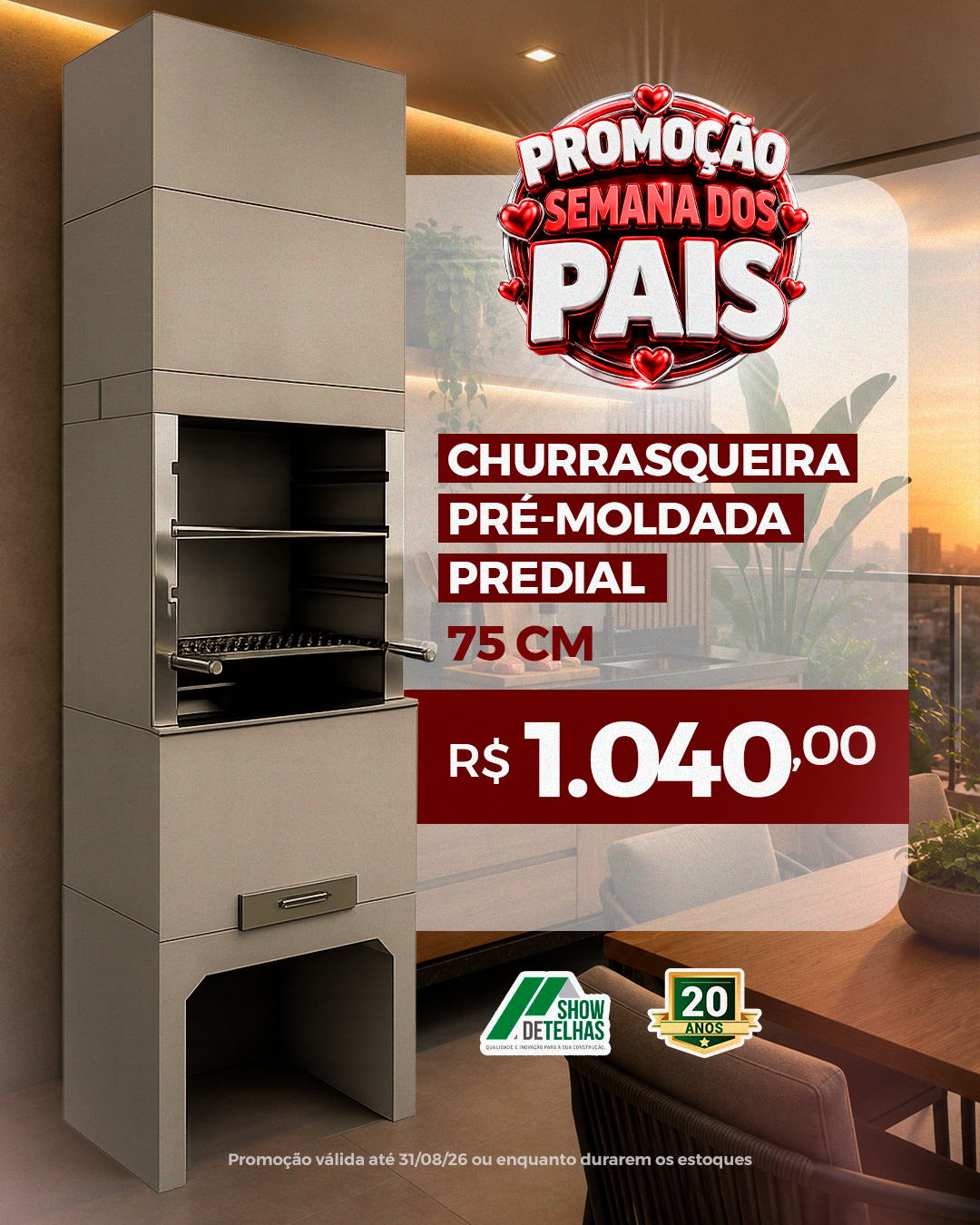Tem promoção especial na semana dos pais por aqui! 