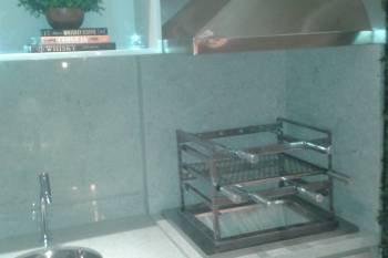 Churrasqueira de Apartamento - Coifa Inox e Grill Inox 